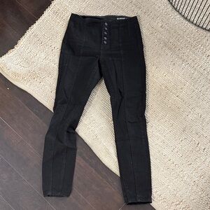 Blank NYC High-Rise Button-Front Jeans | Size 28